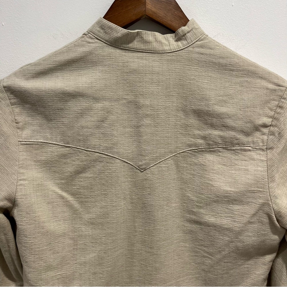 Roper Southwest Embroidered Button-Down Long Sleeve Tan Western | women’s S - Picture 8 of 11